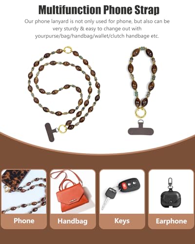 Phone Lanyard, On-the-Go Universal Crossbody Strap Neck Lanyard with Phone Tether Patches for Most Cellphones - color: O