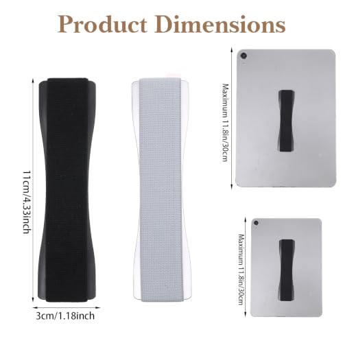 2 Pack Tablet Hand Strap Holder Large Phone Security Handle Grip