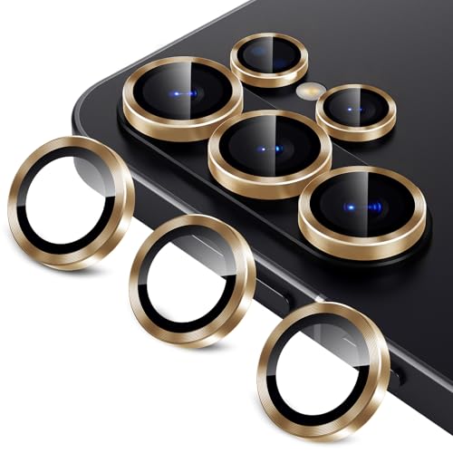 Korecase for S26 Ultra Camera Lens Protector, Upgrade 9H Tempered Metal Glass Anti Scrach Rear Camera Screen Protector,Shockproof Metal Ring Lens Protection for Samsung Galaxy S26 Ultra，Gold - color: Gold, size: Galaxy S26 Ultra - 6.9"