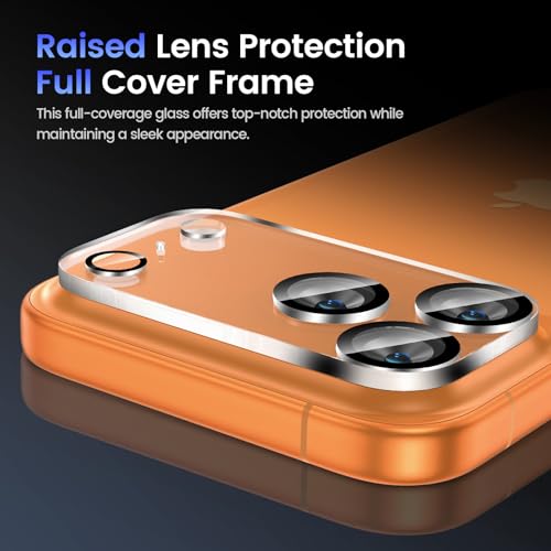 Tensea 3Pcs for iPhone 17 Pro Camera Lens Protector - size: for iPhone 17 Pro