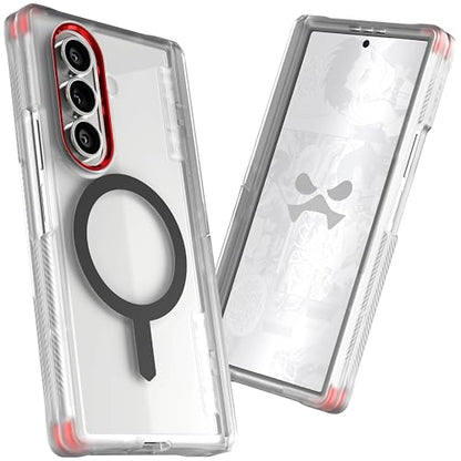 Ghostek Covert Clear Galaxy Z Fold 7 Case with Built-in Kickstand, MagSafe and Full Hinge Protection Designed for 2025 Samsung Galaxy Fold7 (8") (Clear) - color: Clear, size: Galaxy Z Fold 7