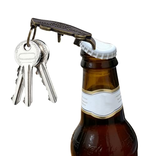 Ahiller Keychain Bottle Opener and Simple Phone Stand - color: Bronze