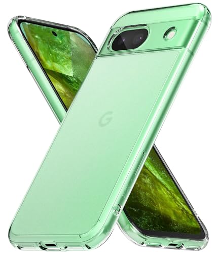 Ringke for Google Pixel 8a Case [Fusion Matte Clear] | Oil & Dirt Resistant, Anti-Fingerprint Technology Prevents Oily Smudges, Frosted Coating Feels Velvety Soft - size: Pixel 8a