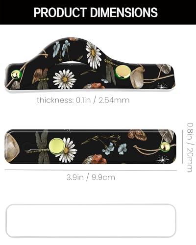 Phone Finger Strap Holder, Portable Phone Grip Loop, Telescopic Silicone Phone Stand, Compatible with Most Smartphones (Boho Forest Mushroom) - color: Boho Forest Mushroom