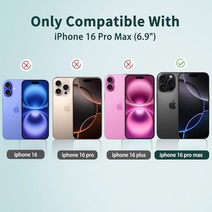 3 Pack Anti-Blue Light Screen Protector for iPhone 16 Pro Max - size: iPhone 16 Pro Max