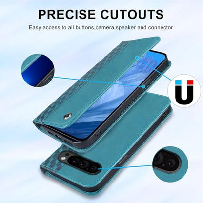 Wallet Case for Google Pixel 9/9 Pro 2024 6.3 inch - [Strong Magnetic] PU Leather Folio Flip Case with Card Holder Kickstand Protective Phone Cover - Green - color: Green, size: Google Pixel 9/9 Pro 6.3"