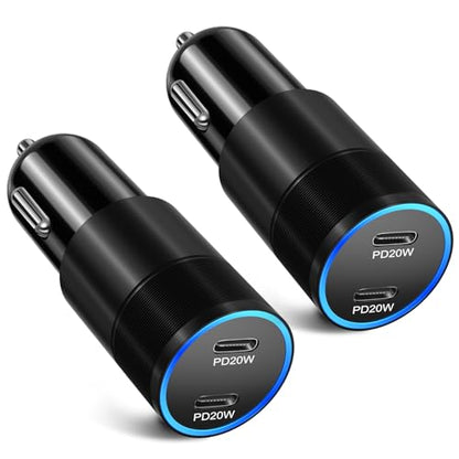 40W USB C Car Charger, Bangfun 2 Pack Car Cigarette Lighter USB C Adapter - size: 2-Pack