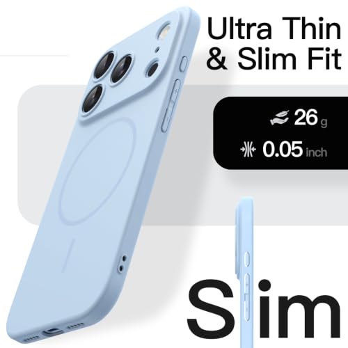 JETech Magnetic Slim Case for iPhone New Pro, Light Blue - color: Blue, size: iPhone NEW Pro