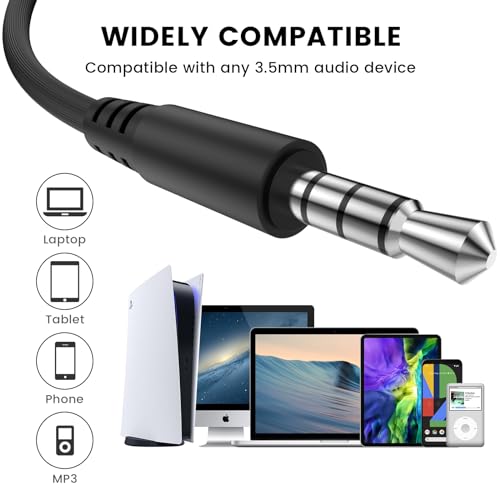 MOSWAG Wired Earbuds with Microphone, 3.5mm Jack in Ear Headphones with Microphone Suitable for Smartphones, Computers, Laptops, IPads, MP3 Players, Etc - color: Black, size: 3 pack