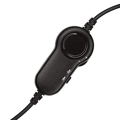Logitech H151 Wired Analog Stereo Headphones with 3.5 mm Audio Jack - Black