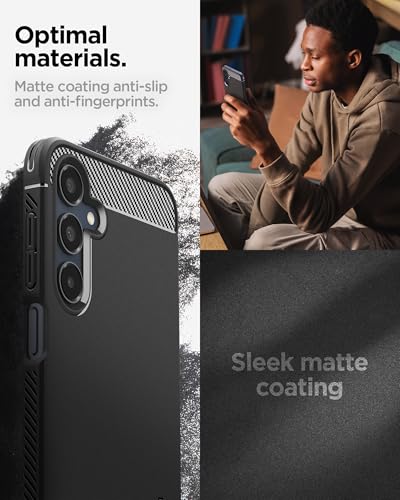 Spigen for Galaxy A16 5G Case, Rugged Armor [Military-Grade Protection] - Matte Black - size: Galaxy A16 5G