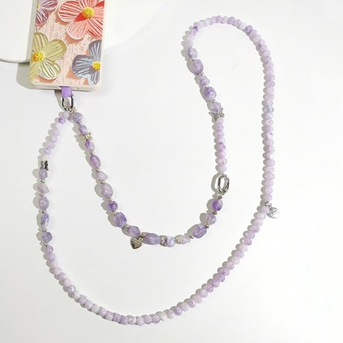 Phone Crossbody Chain CellPhone Lanyard,Universal Phone Chain Strap with Tether Patches Compatible with Most Phones (X) - color: X