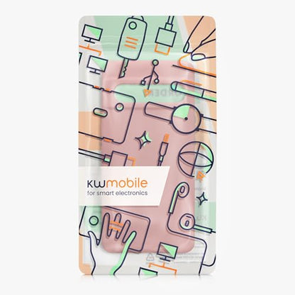kwmobile Case Compatible with Google Pixel 7 Pro Case - TPU Silicone Phone Cover with Soft Finish - Winter Rose - color: Winter Rose, size: Pixel 7 Pro