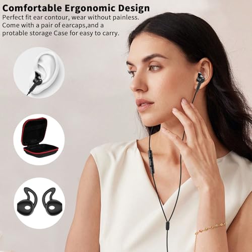 USB C Earbuds Wired Headphone for iPhone 18 Pro Max 17 16 17e,Black - color: Black
