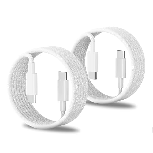 USB C to USB C Cable 10FT 2-Pack, Apple MFi Certified Braided Charging Cord - size: 10FT