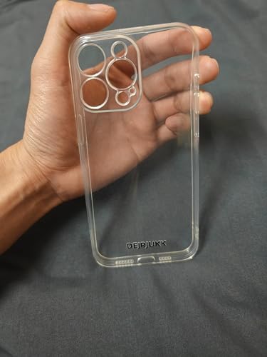 Compatible with iPhone 15 Pro Max Case, Clear Cell Phone Case Anti Yellowing Slim Transparent Cell Phone Cover for Women Men 6.7 Inch