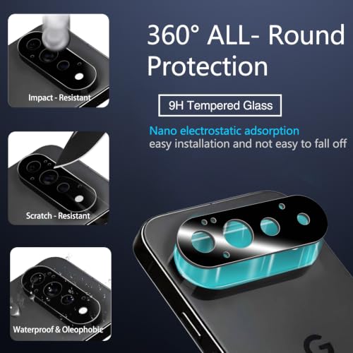 IMBZBK Privacy Screen Protector for Google Pixel 11 Pro, 3+3 Pack - color: Pixel 11 Pro-Black