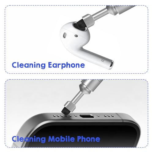 Ymapinc 2 in 1 Dual Head SIM Card Removal Tool, SIM Ejector Pin with Keychain Tools, Easy to Carry for Clean Earphone Mobile Phone Reset Devices