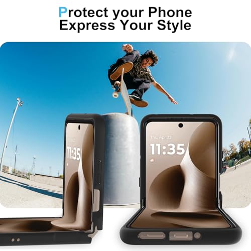 Case for Motorola Razr Ultra 2025/Razr Ultra 2026 Magnetic Cover Phone Case,Slim-Fit Hard PC Bumper Shockproof Silicone Protective Cases,Blue - color: Magnetic Blue-Motorola Razr Ultra 2025/2026