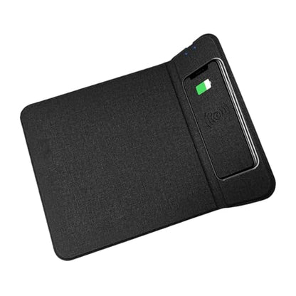 Charging Mice Pads for Desk Fast Charging Pad - color: Black