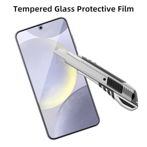 4 Pack Glass Screen Protector Compatible for Samsung Galaxy S24 / SM-S921u [9H Hardness]-HD Screen Tempered Glass, Scratch Resistant,Easy Install [Case Friendly] - size: Galaxy S24