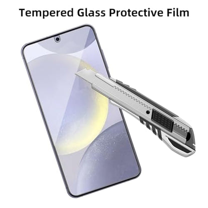 4 Pack Glass Screen Protector Compatible for Samsung Galaxy S24 / SM-S921u [9H Hardness]-HD Screen Tempered Glass, Scratch Resistant,Easy Install [Case Friendly] - size: Galaxy S24