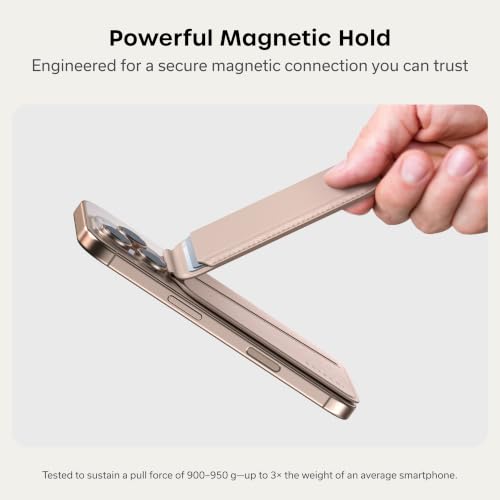 Satechi MagSafe Wallet Stand, Card Holder, NFC Pass-Through - color: Desert Rose