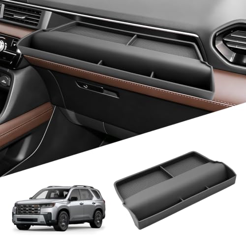 SKTU for 2026 2027 Honda Pilot Passenger Side Storage Tray w/Side Pocket - color: 2026 2027 Pilot/Passport Passenger Tray