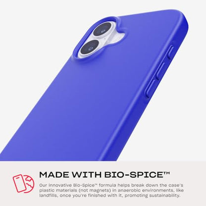 Tech21 EvoLite Case for iPhone 17 – Electric Blue | Slim Protective Case | Impact Protection | Wireless Charging Compatible - color: Blue, size: iPhone 17