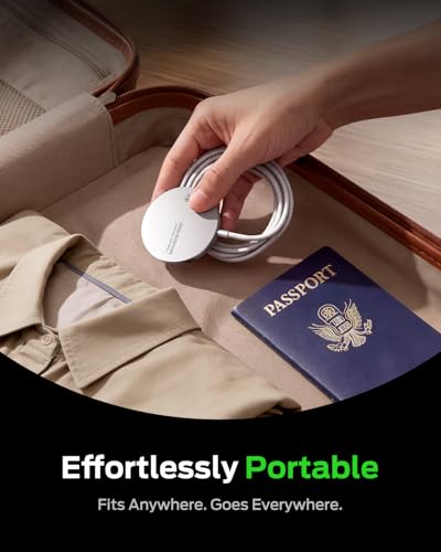MOVESPEED Qi2.2 25W Magnetic Wireless Charger 2 Pack, MagSafe Fast Charging Pad, Compatible with iPhone 17/16/15/14/13/12 Series, AirPods Pro/4/3/2,Samsung Galaxy and More(White) - color: White, size: 2 pack
