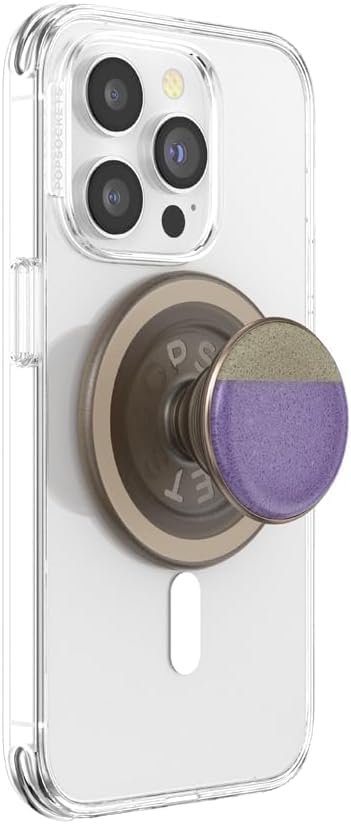 PopSockets Phone Grip for MagSafe, Magnetic Holder- Lavender - color: Lavender Stone, style: MagSafe