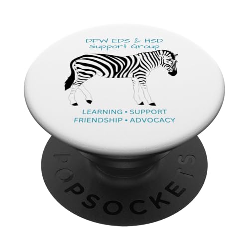 DFW EDS & HSD Support Group Logo Wear PopSockets Adhesive PopGrip - style: Adhesive PopGrip