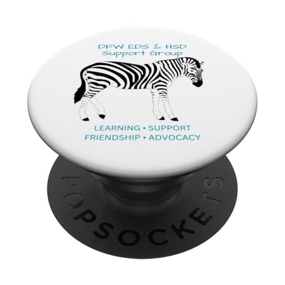 DFW EDS & HSD Support Group Logo Wear PopSockets Adhesive PopGrip - style: Adhesive PopGrip