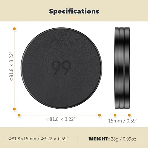 JJC Aluminum Lens Cap Cover for Fujifilm Instax Mini 99, Dustproof & Anti-Scratches Lens Protector with Soft EVA Interior & PU Leather Surface, Accessories for Fuji Instax Mini 99 - size: For Fuji Mini 99