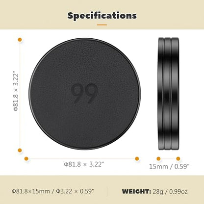 JJC Aluminum Lens Cap Cover for Fujifilm Instax Mini 99, Dustproof & Anti-Scratches Lens Protector with Soft EVA Interior & PU Leather Surface, Accessories for Fuji Instax Mini 99 - size: For Fuji Mini 99