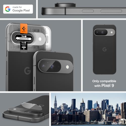 Spigen Glas.tR EZ FIT Optik Camera Lens Protector for Pixel 9 - size: Pixel 9
