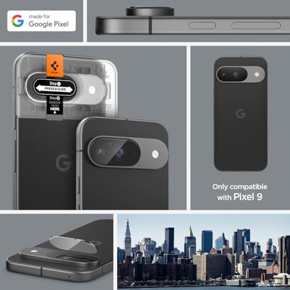 Spigen Glas.tR EZ FIT Optik Camera Lens Protector for Pixel 9 - size: Pixel 9