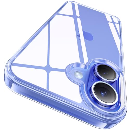 CASEKOO for iPhone 16 Smooth Crystal Clear Case, Patented Anti-Yellow | 12FT Military-Grade Protection, Virgin TPU, Ultra Slim Transparent, Women Men Funda para for iPhone 16 Case 6.1" - color: Clear, size: for iPhone 16 6.1