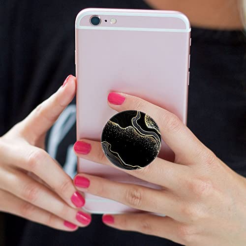6 Pack Cellphone Phone Grip and Smartphones Stand, Cell Phone Expanding Holder for Phone - Blue Green Black Rose Gold Marble, ZSo017