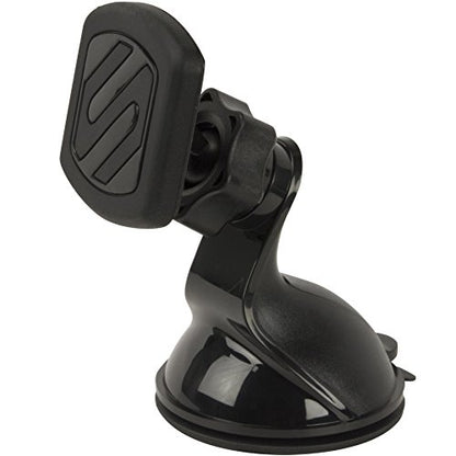 Scosche MAGWSM2 MagicMount Magnetic Suction Cup Mount for Car Windshield or Dashboard, 360° Adjustable Magnet Head, Universal Cell Phone Holder for Car, Compatible with iPhone, Samsung & All Devices - size: 1 Pack, style: Window / Dash Suction