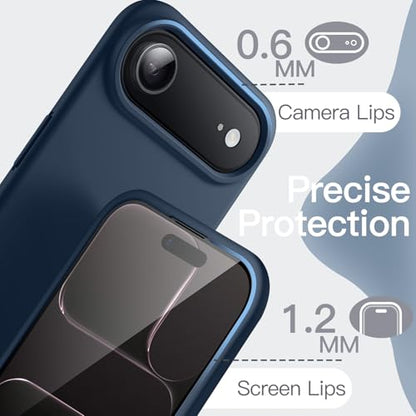 JETech Silicone Case for iPhone Air, Navy Blue - color: Navy Blue, size: iPhone Air