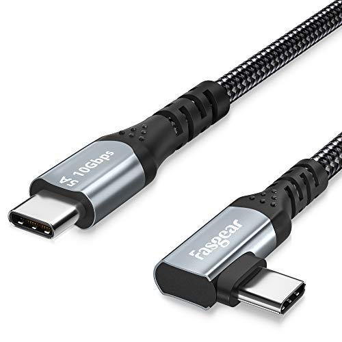 Fasgear USB C to USB C Cable, 3ft, Black - color: 1 Pack Black, size: 3ft