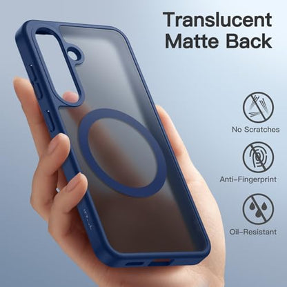 JETech Magnetic Case for Samsung Galaxy S25, Navy - color: Navy, size: Galaxy S25