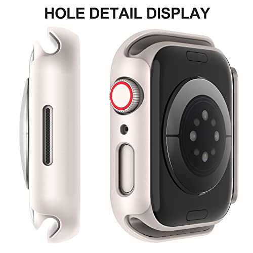 Diruite for Apple Watch Series 9/8/7/6/5/4 SE 41mm Case-Starlight*2 - color: Starlight, size: 41 mm - Series 9/8/7/6/5/4/SE/SE 2