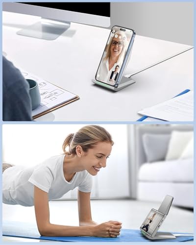 Fast Wireless Charger, [2 Pack] NANAMI Wireless Charging Stand for iPhone 16/16 Plus/16 Pro/16 Pro Max/15/14/13/12, Phone Charger Dock for Samsung Galaxy S26/S26+/S24/S24 Ultra/S23/S22/S21, Pixel 6/5 - color: Black/Silver