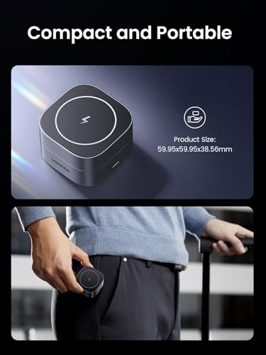 UGREEN MagFlow 2-in-1 Foldable Magnetic Wireless Charging Station