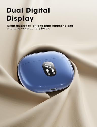 jaddsa Wireless Earbuds, 2026 Ear Buds with Big Bass Stereo Sound,