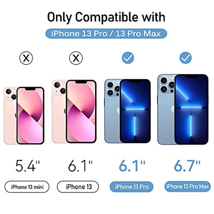 ivoler Camera Lens Protector for iPhone 13 Pro Max 6.7"/13 Pro 6.1", 4 Pack - size: iPhone 13 Pro Max 6.7”/13 Pro 6.1”