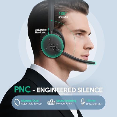 Yealink WH68 Duo Wireless Headset DECT and Bluetooth 606ft Range Hybrid ANC - style: WH68 Teams