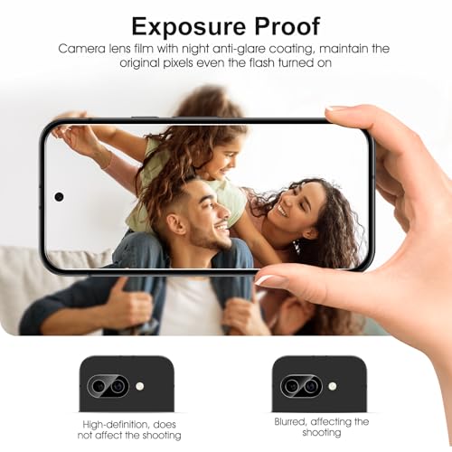 SPARIN Screen Protector for Google Pixel 9A 6.3 Inch, 3+2 Pack - size: Google Pixel 9A